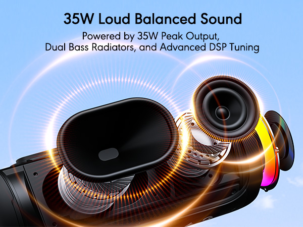35W Loud Balanced Sound