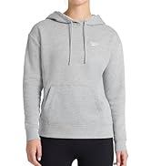 Reebok womens To the Core Hoodie, Standard Fit, Midweight Cotton-poly Fleece Fabric