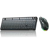 SOLAKAKA KI99 Pro and SM900,Keyboard and Mouse Combo for Gaming