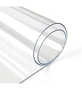 Deep Dream 1.5mm Clear Desk Cover Protector, 14×24 Inch Clear Table Protector, Rectangular Vinyl ...