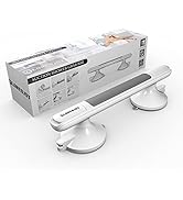 LORESJOY Handicap Grab Bars for Bathtubs and Showers, 12 inch Grab Bars for Bathroom with Indicat...