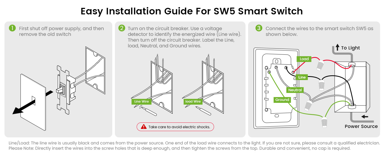Ghome smart light switch
