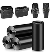 Accmor Mini Trash Bags for Car 4 Rolls/60 Counts, Small Leak-Proof Car Garbage Bin Bag Multipurpo...