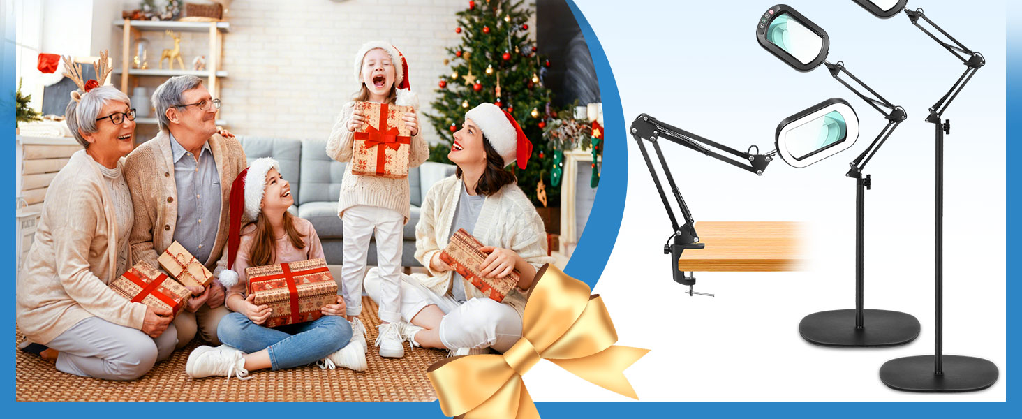 standing magnifying glass