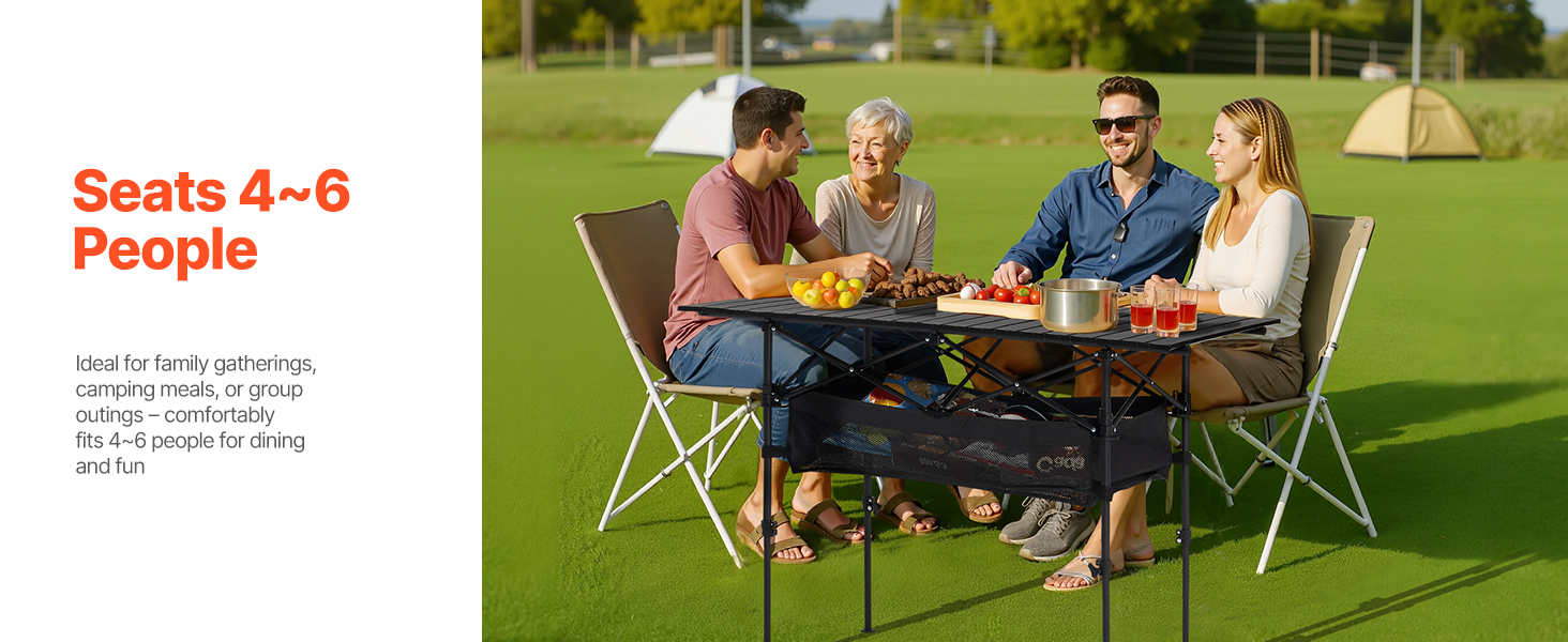 folding camping table