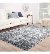 Domitapis Area Rug 8×10, Large Vintage Boho Rug,Ultra-Soft Low Pile, Washable, Non Slip,Stain Res...
