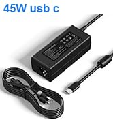 45W USB C Type C Chromebook Charger Laptop Fast Charging Power Adapter, Widely Compatible with HP...