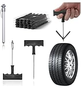 YGDMD Tire Repair Kit with Plugs,Tire Plug Kit Heavy Duty Professional with T-Handle Tool and Tyr...