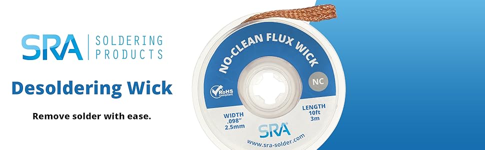 SRA No Clean Desoldering Wick
