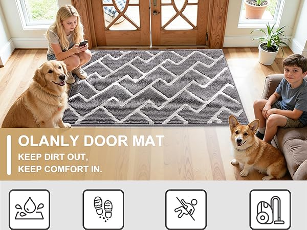OLANLY indoor door mat