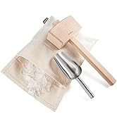 Final Touch Lewis Ice Bag, Wood Mallet &amp; Ice Scoop (FTA7016)