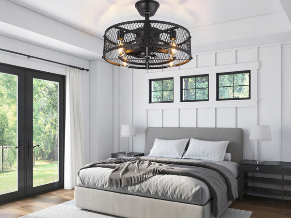 chandelier fans for bedroom