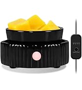 Wax Melt Warmer with 4 Timer &amp; PTC Heating- Ceramic Fragrance 3-in-1 Oil Burner Electric Candle W...