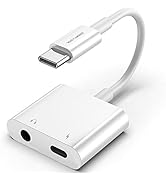 MAS CARNEY Headphone Adapter, USB Type C to 3.5mm Headphone and Charger Adapter Compatible with P...
