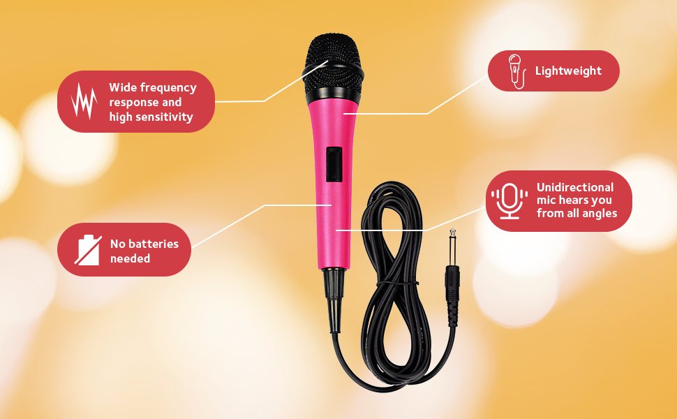 Classroom Home Hand Held Mics App Recording Microphone MC System Device Rechargeable Chargeable USB