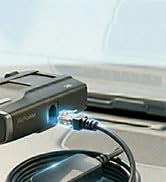 WizFluxMet RJ11 Mirror Tap Radar Detector Hardwire Kit Compatible with Uniden R8 R7 R4 R3 R1, 15 ...