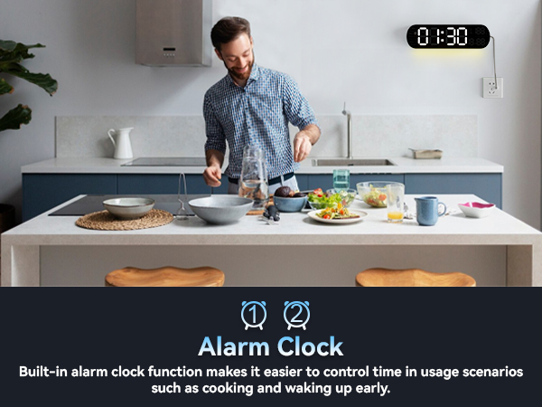 Large Digital Wall Clock