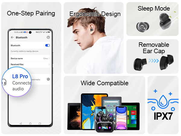 smart Touch Screen Ear Buds