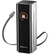 EF ECOFLOW Rapid Pro Power Bank (27650mAh, 300W, 140W Built-in Cable), 4-Port Portable Charger, 1...
