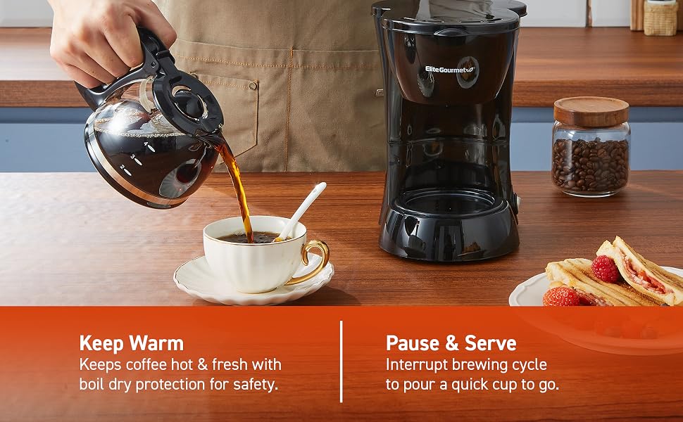 Elite Gourmet EHC4128 Coffee Maker
