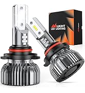 Nilight 9005 LED Headlight Bulbs, 350% Brighter, HB3 LED High Beam, Mini Size LED Headlight Conve...
