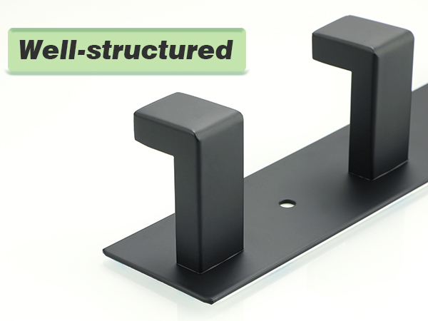 Alise Coat Hooks Wall Mount Hat and Coat Rack