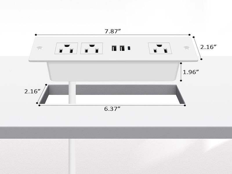 Flush Mount Power Strip