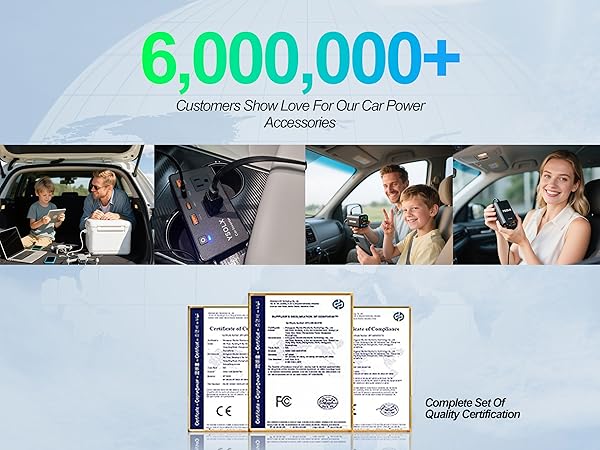 car converter to outlet plug