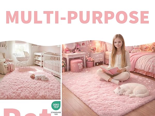 Amdrebio pink rug A+4A S