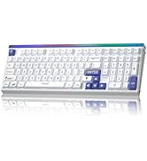 AULA Hero 99 Wired Gaming Keyboard, Hall Effect Keyboard with Rapid Trigger Mode, Hot Swappable M...