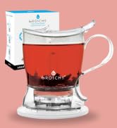 tea infuser steeper mug teaware strainer pot infusers loose rishi simple brew teapot glass tritan