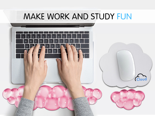 cloud keyboard wrist rest