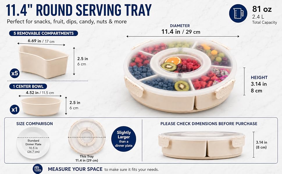 DIVIDED SERVING TRAY