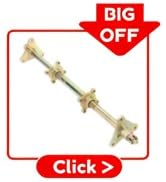 Rear Axle Assembly Kit, Rear Axle Sprocket, Steel Replacement ATV to with Sprocket Hub Flange, fo...