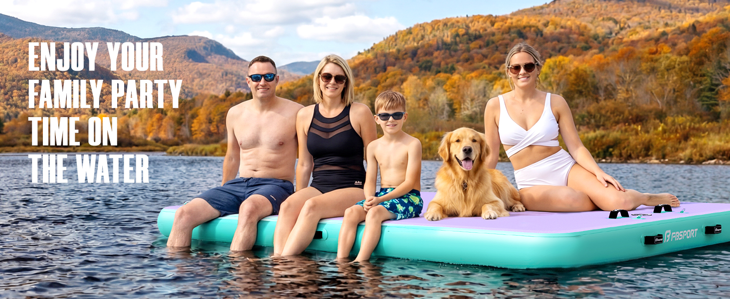Inflatable Floating Dock Platform