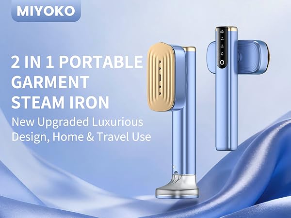 MIYOKO 2-in-1 Garment Steamer for Clothes