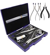 Rimless Glasses Repair Kit, Eyeglass Repair Kits, Professional Eyeglasses Plier Set Disassembly G...
