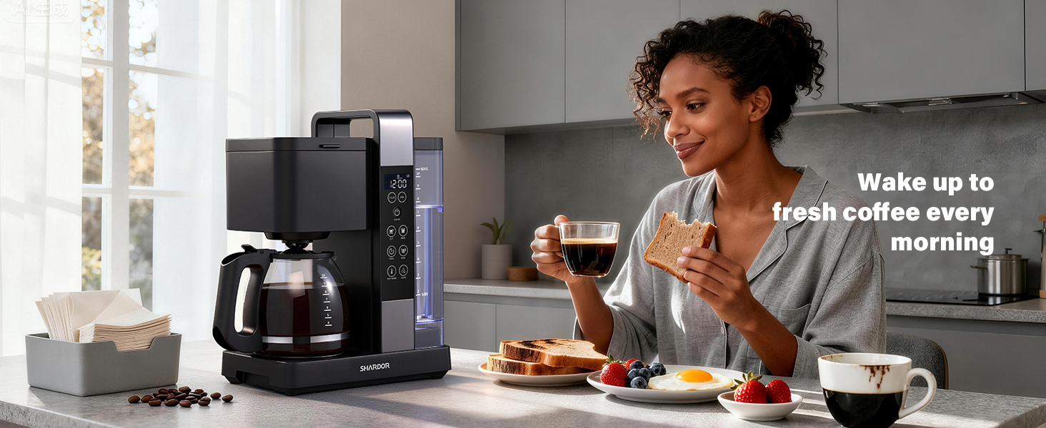 Wake up to fresh coffee every morning