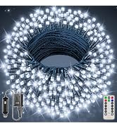 Ollny Christmas Lights 262FT 800LED, Plug-in Outside Tree Lights with Timer and 8 Modes, Remote C...