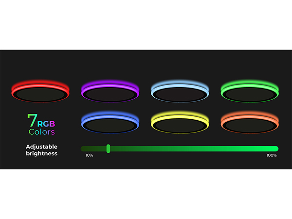 soft warm natural cool daylight color temperature Selectable 110v 120v led multi color colorful