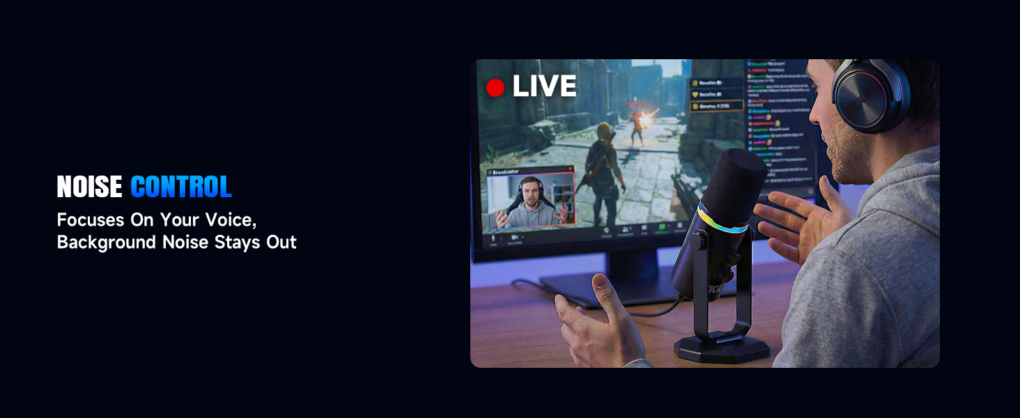 Streaming mic