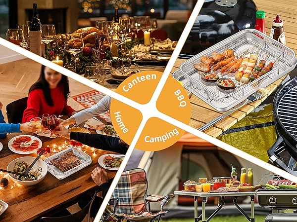 suitable for all occasions to use: home, canteen, bbq, camping, hotel, bakery and more