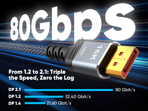 DISPLAYPORT CABLE 2.1