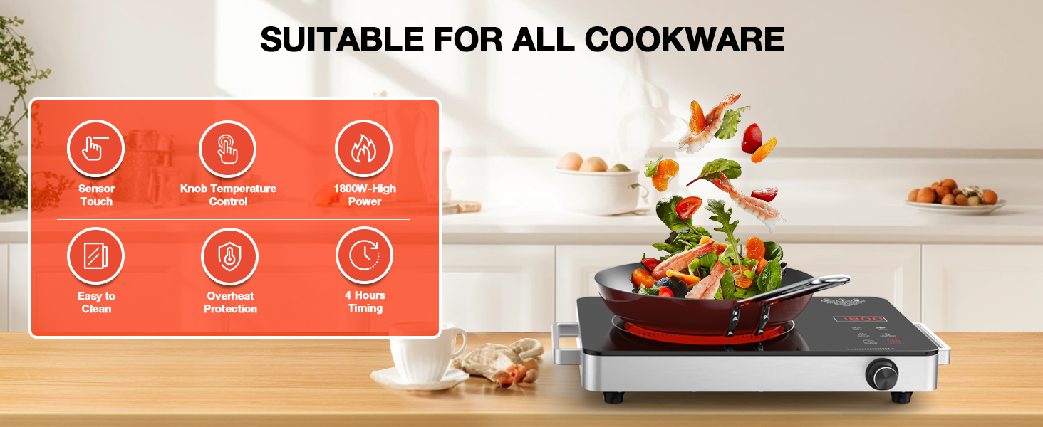 Suitable for all cookware