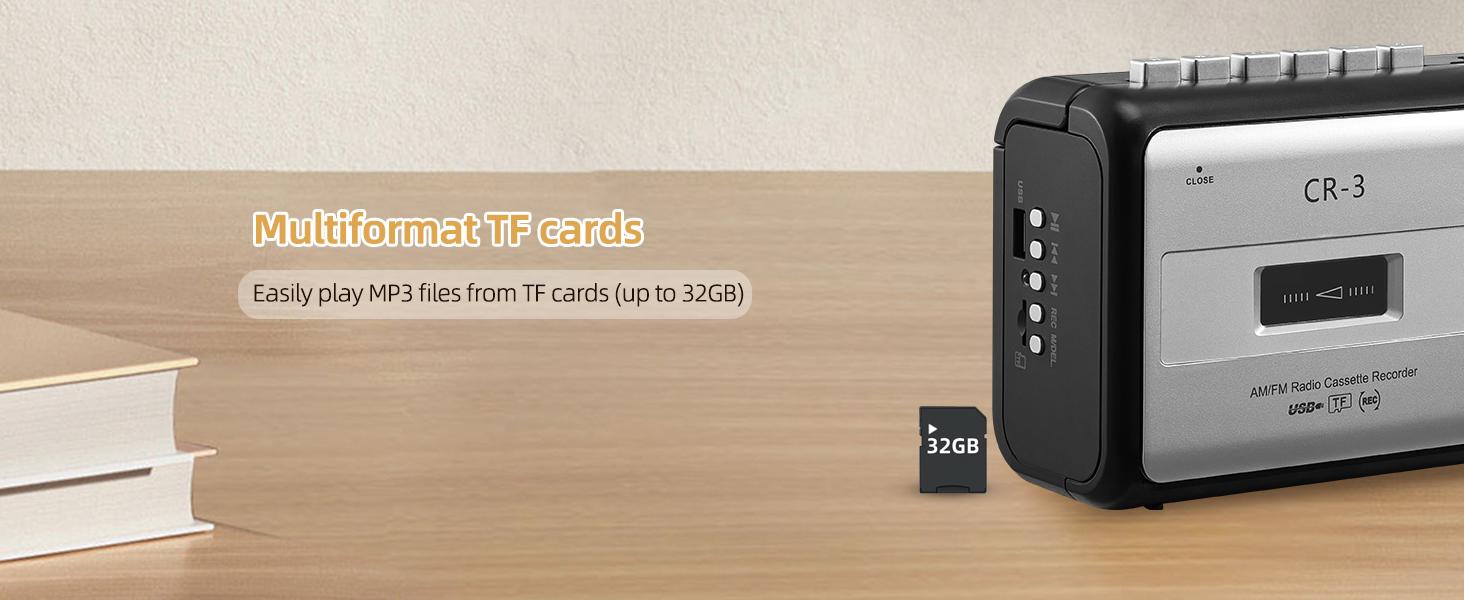 Portable Cassette Player Boombox