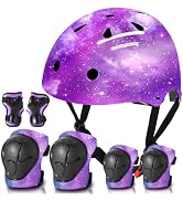ETEETOW Adjustable Gradient Color Kids/Toddler Bike Helmet for 1-2-3-5-8-14 Years Boys Girls,Skat...