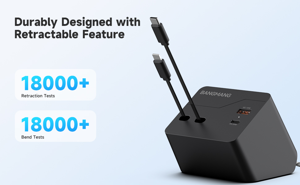 Retractable Charger Station 40W