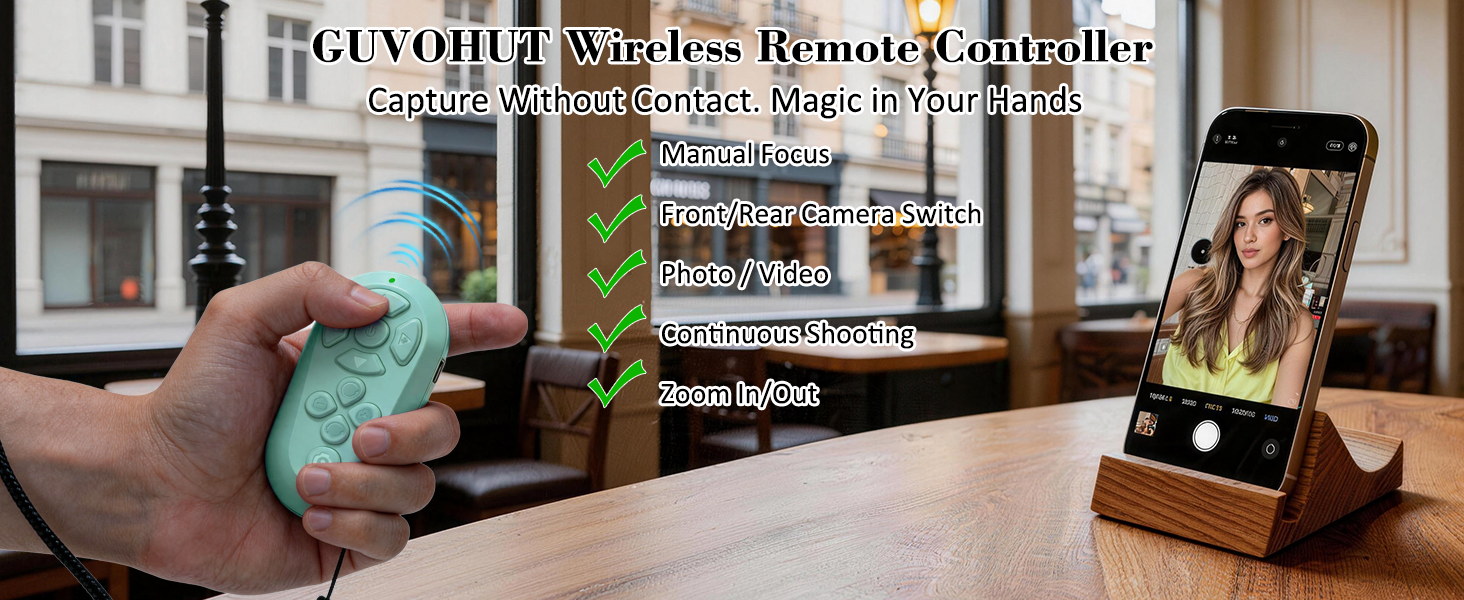 GUVOHUT Wireless Remote Controller