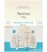 Aveeno Baby Welcome Little One Gift Set, Baby Essentials Set with Daily Moisture Wash and Shampoo...