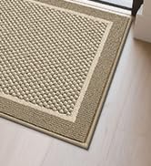 JSEI Dirt Trapper Door Mat 20"x32", Non-Slip Washable Doormats Entryway Rugs, Resist Dirt Absorbe...